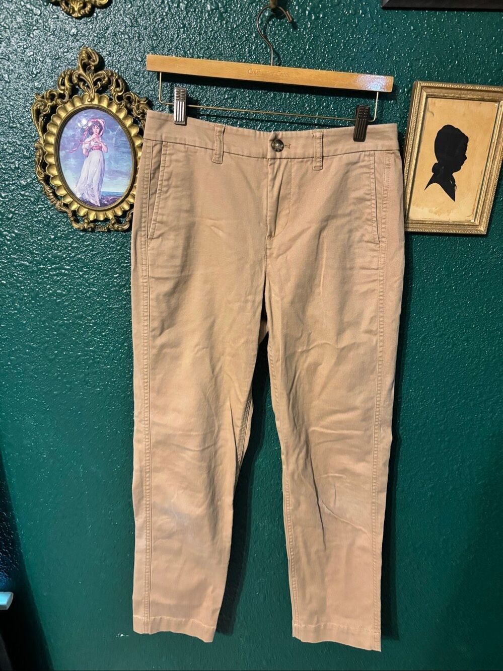 J Crew High Rise Girlfriend Chino Pant Sz 2